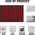 thumbnail image 5 of Christmas Red Plaid Linen Placemat Set - Western Style Table Mats for Holiday Dining, Family Party Decor, Thanksgiving Table Settings, and Festive Home, 5 of 7