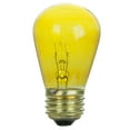 thumbnail image 1 of Sunlite 11 Watt S14 Colored Sign Light Bulb, Medium Base, Transparent, 1 of 1