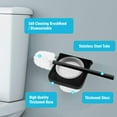 thumbnail image 4 of KLYNE - Toilet Brush Toilet Brush And Holder With Space Aluminum Handle Space Saving, 4 of 6
