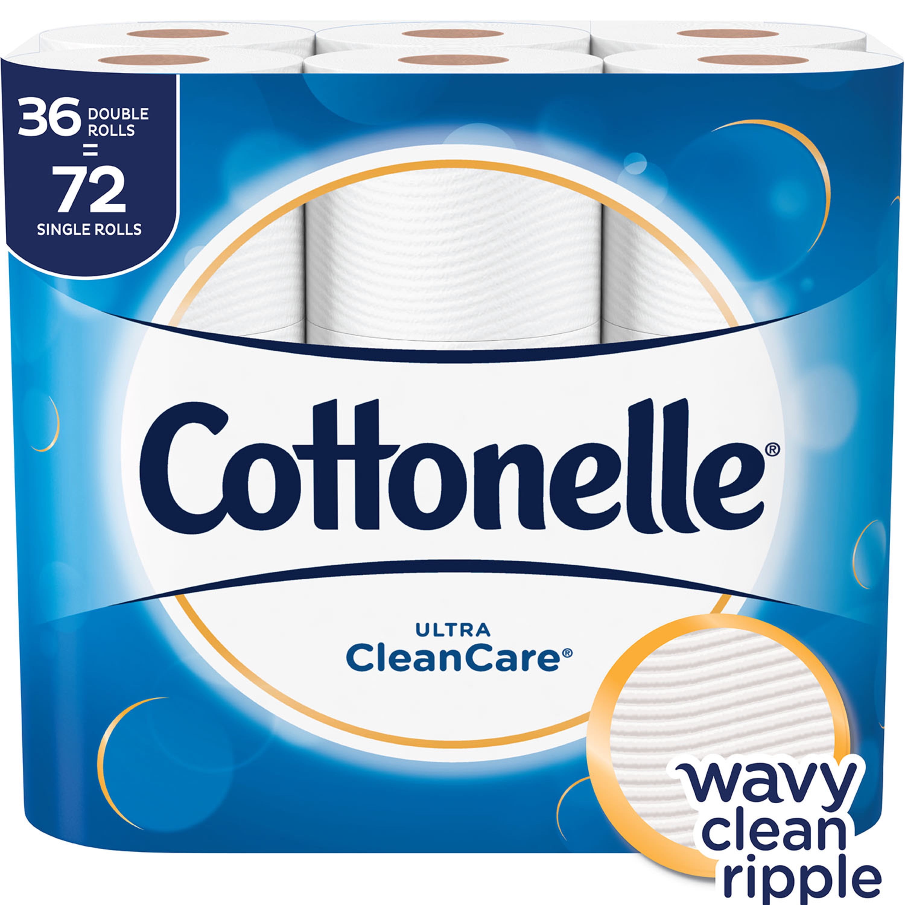 Cottonelle Ultra Clean Care Toilet Paper, 36 Double Rolls by Kimberly-Clark Corporation