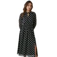 thumbnail image 1 of Principles - Vestido Lunares para Mujer (Negro), 1 of 3