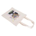 thumbnail image 4 of Bolsas De Compras, Bolso De Lona Para Comestibles, Reutilizable, Hecho A Mano, Para Regalo De Picnic ANGGREK BB024, 4 of 8