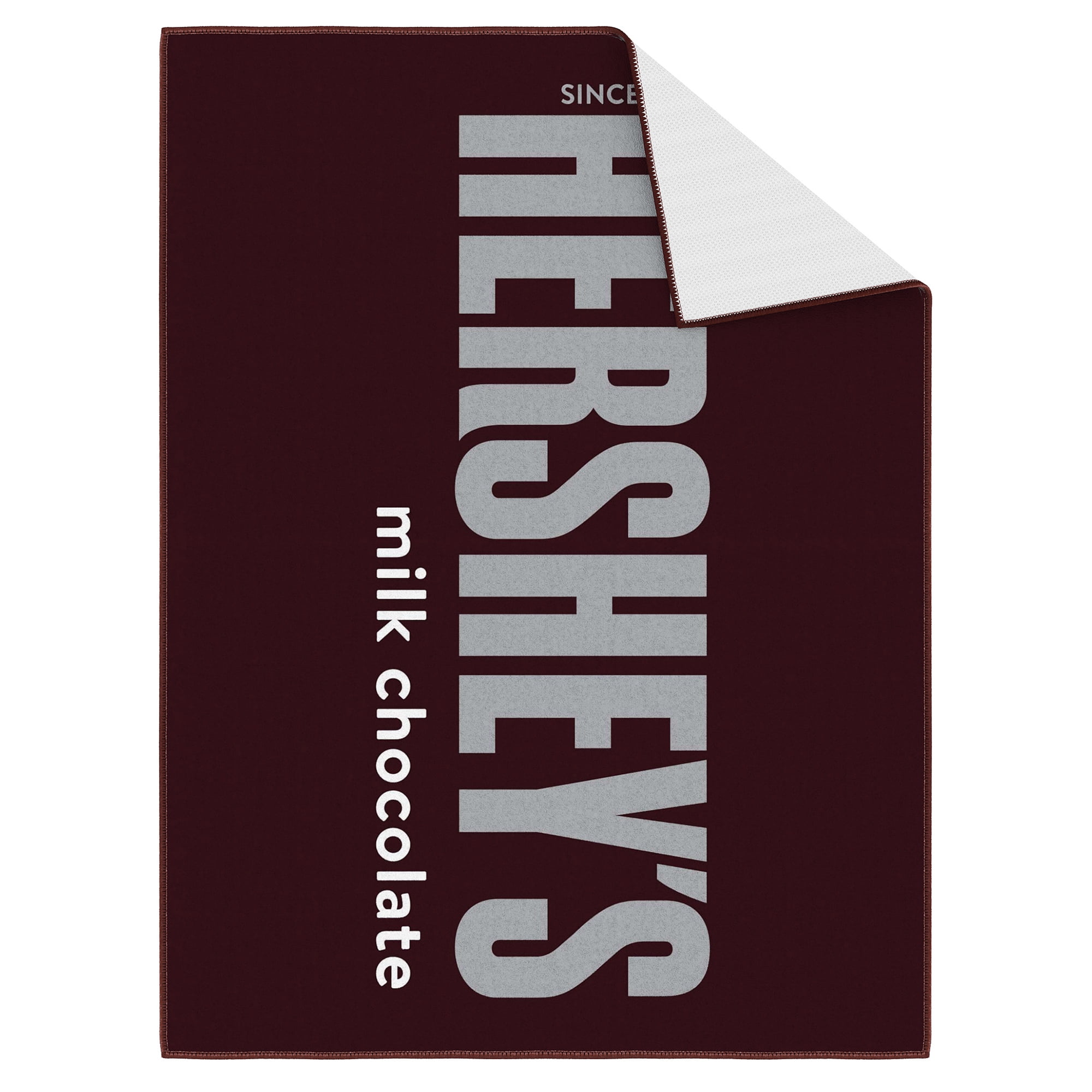 Ottomanson Hershey Logo Machine Washable Non-Slip Rubberback 2x3 Area Rug, 2'3" x 3', Brown
