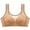 Beige, variant on ,Women's Seamless Bras Full Coverage Breathable Push up Bra Wireless Anti-Sagging Beauty Back Soft Bralettes Watermelon Red 42