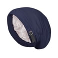 thumbnail image 2 of Purcolt Bonnet for Men & Women, Satin Silky Lined Slouchy Sleep Cap Adjustable Stay on Hair Wrap Cover Chemo Headwear, 2 of 4