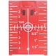 thumbnail image 1 of Objetivo láser rojo, objetivo láser magnético con reflectores, para usar con láser rojo de línea cruzada, para una mejor visibilidad del láser rojo, 1 of 5