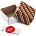 thumbnail image 5 of Hallmark Christmas Multi-color Paper Gift Boxes, with Wrap Bands 3 Count, 5 of 6