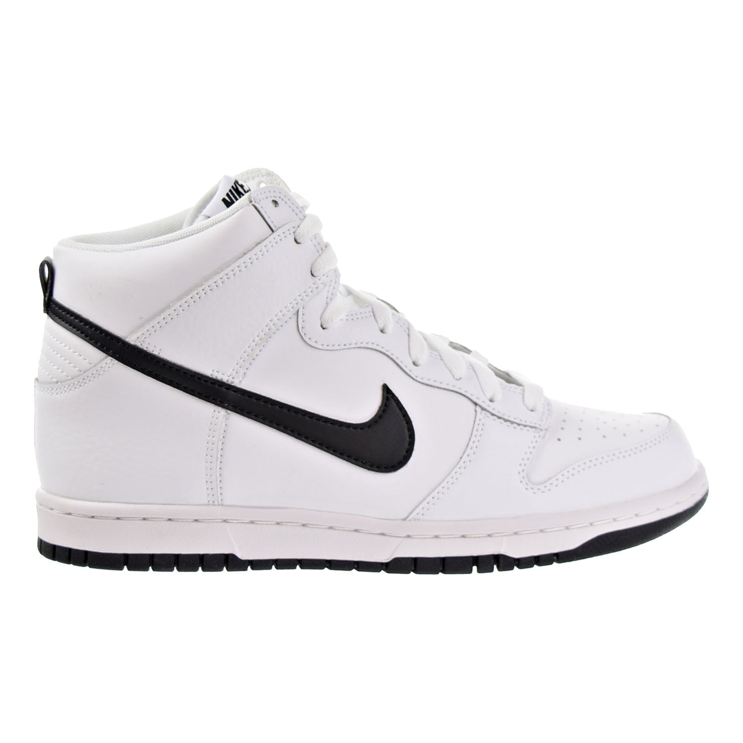 white nike dunks high