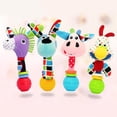 thumbnail image 4 of Sonajero De Juguete Para Bebé, Y Colorido Animal De Peluche, Campanillas, Juguete Sensorial Infantil, Juguetes De Agarre De Mano Para El Desarrollo Temprano Scienceny FN006914-02, 4 of 6