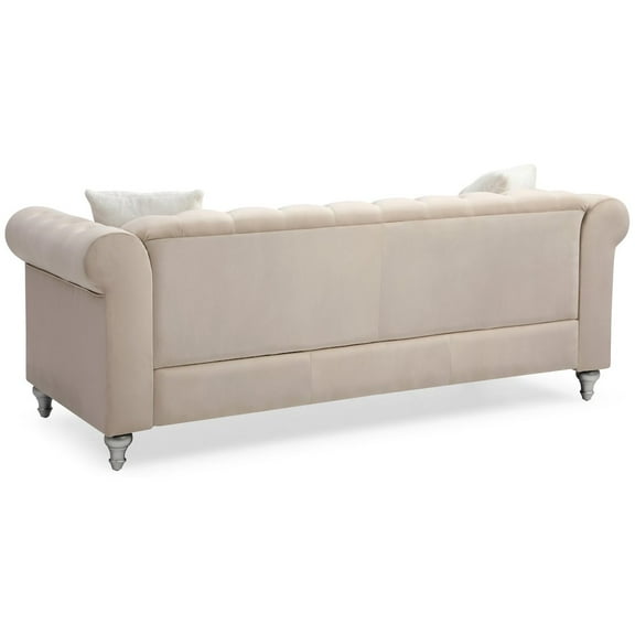 Glory Furniture Raisa Sofa in Beige Color