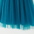 thumbnail image 5 of FAOWME Toddler Girls Fly Sleeve Butterfly With Wing Tulle Holiday Dress Dance Party Dresses Sundress Blue 3-4 Years, 5 of 6
