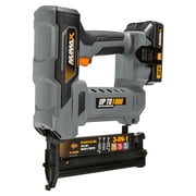NuMax S18V31618G 18 Volt Cordless 3-in-1 16 and 18 Gauge 2 Finish Nailer / Stapler Kit with Lithium Ion Battery, Charger and Fasteners – 1000 Shots per Charge