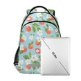 thumbnail image 6 of ALAZA Plumeria Flower Backpack Elementary School Bag Bookbag Travel Rucksack, 6 of 7