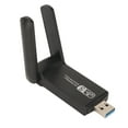 thumbnail image 2 of Falleo Clearance WiFi Dongle USB 3.0 Stable Fast Dual Band 867Mbps 400Mbps 3dBi High Gain Antenna WiFi Adapter for Desktop Laptop Phone, 2 of 5