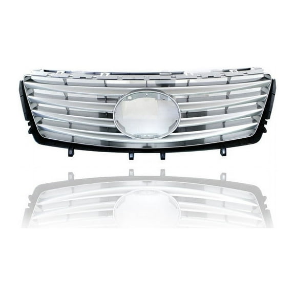 Grille - Compatible/Replacement for '10-12 Lexus ES350 - Main Upper Black Frame, Silver Insert With Sensor Hole, With Emblem Provision - 5311233090