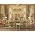thumbnail image 4 of Acme Furniture Seville Side Chair (Set-2) Synthetic Leather & Gold, 4 of 4