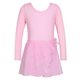 thumbnail image 5 of Conjuntos de blusas y camisas de cuello redondo y manga larga Ropa de baile para niñas Vestido de práctica de red con lentejuelas de manga larga con espalda en forma de corazón Conjunto de dos piezas, 5 of 8