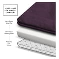 thumbnail image 6 of KriKac Bathroom Rugs, Velvet Memory Foam Bath Mat, Non-Slip, Machine Washable Bath Rugs - Dries Quickly, Ultra Soft Plush Bath Mats for Bathroom, 17 x 24, Dark Purple, 6 of 6