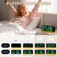 thumbnail image 4 of Sanmadrola Digital Alarm Clock for Bedroom Bedside, Loud Alarm Clock for Heavy Sleepers, Desk Clock for Living Room with Dimmer Light, Temperature, Dual Alarm, Snooze, Large Big Numbers for Seniors, 4 of 9