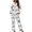 White Ghost Puppy, variant on Qpednta Womens Halloween Pajamas Set 2 Piece Soft Breathable Ghost Pumpkin Pajama Pants Button Down Loungewear Elastic Waist Sleepwear for Women Home Life Fall