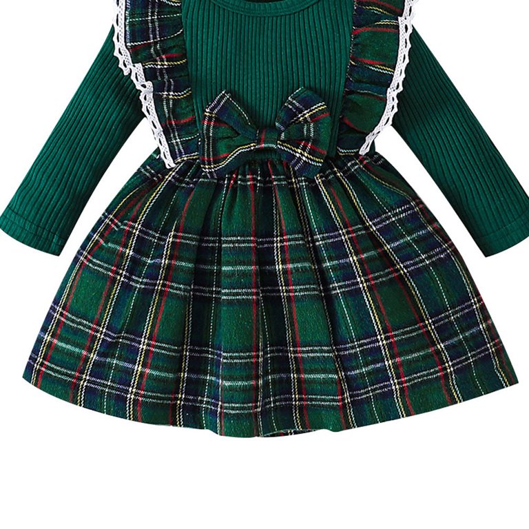 Baby Girls Christmas Plaid Dress Toddler Overall Ruffle Tutu Dress Skirt Set - Walmart.com Baby Girls Christmas Plaid Dress Toddler Overall Ruffle Tutu Dress Skirt Set - Walmart.com
