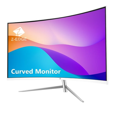 Z-Edge U24C 24-inch Curved Monitor Full HD LED Monitor 1920x1080 75Hz 5ms VGA+HDMI Port Dual Speaker