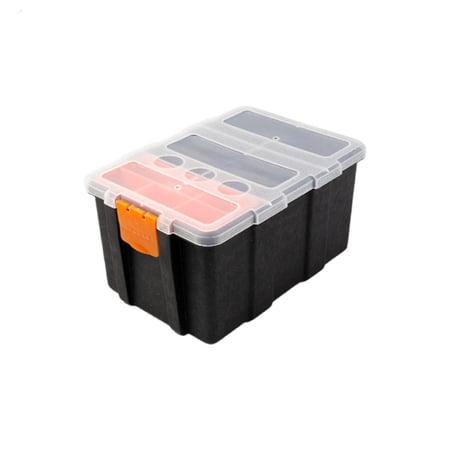 MOMOJIA Small Parts Organisers Tool Box Hardware Organizers Box with Removable Dividers