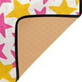 thumbnail image 3 of Yayeee Area Rugs for Living Room 5.2'x4' Non Slip Washable Bedroom Floor Carpet, Yellow Stars Pattern, 3 of 5