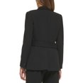 thumbnail image 2 of Calvin Klein Womens Petites Suit Separate Double-Breasted Belted, 2 of 2