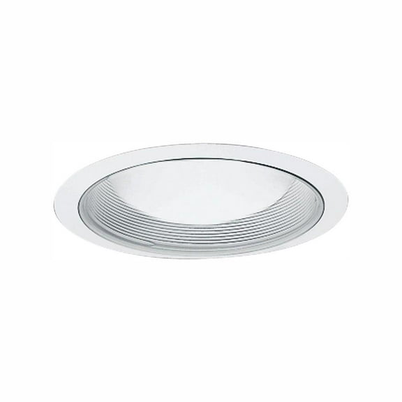 Halo 6 in. White Recessed Ceiling Light Baffle Trim (6-Pack)