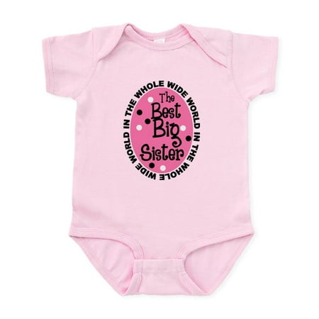 

CafePress - Big Sis Body Suit - Baby Light Bodysuit Size Newborn - 24 Months