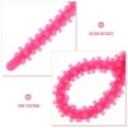 thumbnail image 3 of UPOUART 10Pcs Rose Color Silicone Perm Rods Spiral Hair Curlers for Short Hair, 3 of 6