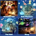 thumbnail image 3 of Rocket Projector Night Light for Kids with Bluetooth Speaker, Rechargeable Star & Galaxy Projector, 360 Rotating Space Light with 8 Films, 4 Colors, Timer & Remote Control, 3 of 6