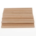thumbnail image 2 of segolike 20x Round Rod Dowel Unfinished DIY Wood Modelling Stick 12mmx150mm, 2 of 7