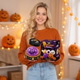 thumbnail image 4 of Dumpling Squeeze Squishy, Halloween Spooky Ghost Dumpling Squishies Balls, Dumplings Stress Balls for Adults Fidget Dumpling With Steamer,Relief Fidget Sensory for Holiday & Birthday Gifts, 4 of 6