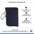 thumbnail image 4 of CTM  Zip Card Case (Women), 4 of 4