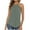 Army Green, variant on TKLPEHG Sleeveless Tops for Women Crew Neck Pleated Spaghetti Strap Camisole Tank Top Lightweight Comfy Solid Color Fashion Loose Sleeveless T Shirt Summer Clothes Casual Blouses (Mint Green,XXL)