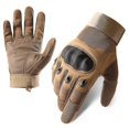 thumbnail image 1 of Tactical Gloves For Men, Touchscreen Work Gloves With Hard Knuckle For Outdoor Work Sports Motorcycle Cycling Tactical Training Airsoft Paintball Shoo, 1 of 1