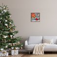 thumbnail image 3 of Stupell Industries Winter Cardinal in Snow Animals & Insects Painting Brown Floater Framed Canvas Art Print Wall Art, 18 x 18, 3 of 10