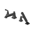 thumbnail image 6 of American Standard T455901.243 Town Square S Deck Mounted Roman Tub Filler - Black, 6 of 6
