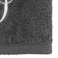 thumbnail image 3 of Avanti Linens  Granite/Silver Script Monogram Fingertip Towel Letter I - Fingertip Towel, 3 of 3