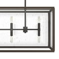 thumbnail image 4 of Hunter - Felippe 8-light Onyx Bengal, Extra Large Chandelier, Dimmable, Casual Style, Linear Shaped, for Bedrooms, Dining, Living Rooms - 19978, 4 of 10
