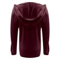 thumbnail image 5 of HJYCHN Womens Elegant Hooded Knit Cardigan Soft Lightweight Long Sleeve Sweater Comfortable Fall Winter Outerwear Top RD3 M, 5 of 5