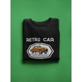 thumbnail image 3 of Retro Orange Car  Sweatshirt Men -Image by Shutterstock, Male Medium, 3 of 4