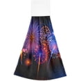thumbnail image 2 of SKYSONIC Hanging Kitchen Towel 12 x 17 Inch Fireworks Towel Set 2 Pieces of Dry Towels for Kitchen, Bathroom, Laundry Room Table, 2 of 7