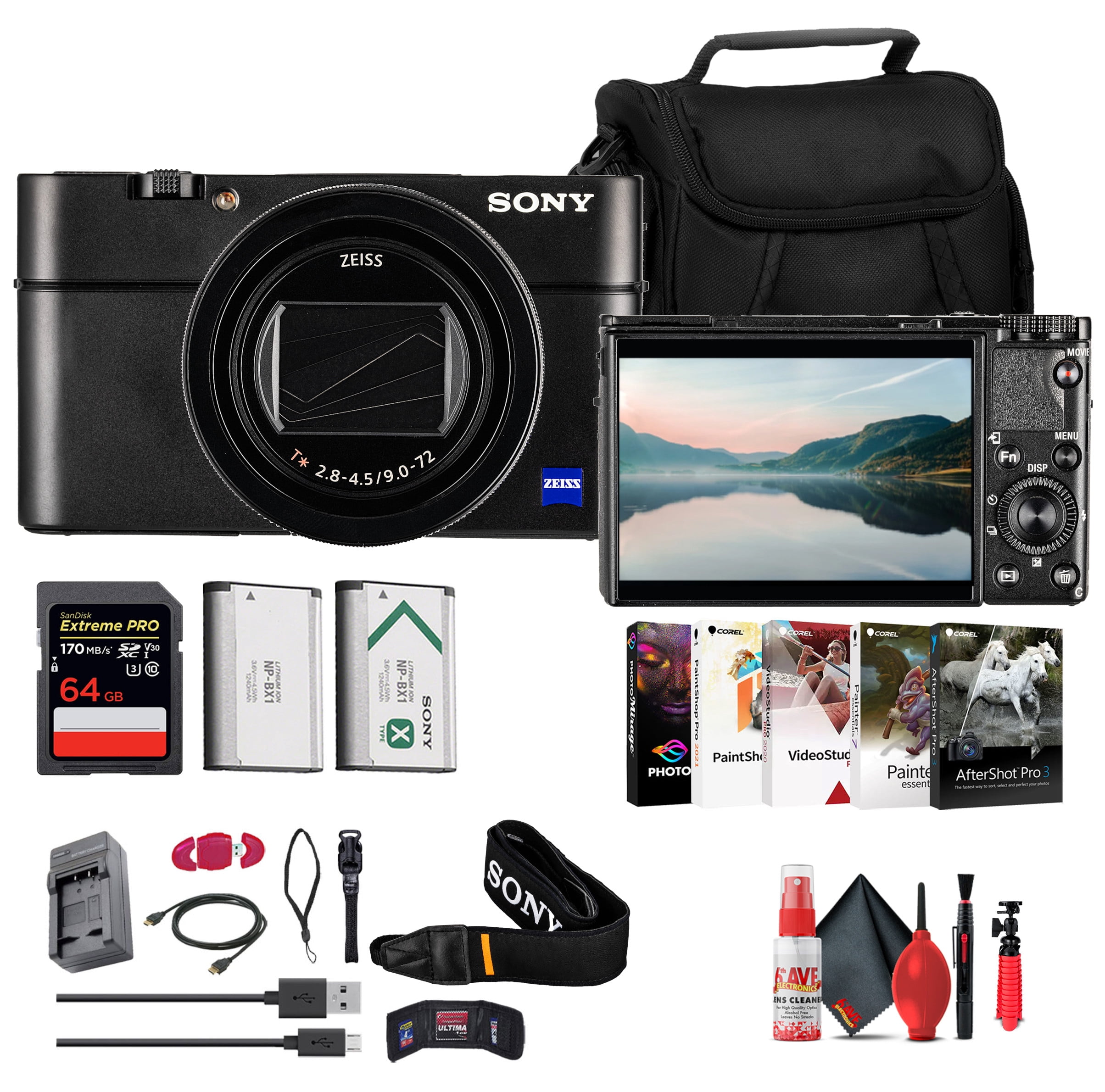 Sony Cyber-shot RX100 VII Compact Camera (DSC-RX100M7) 20.1MP 1.0