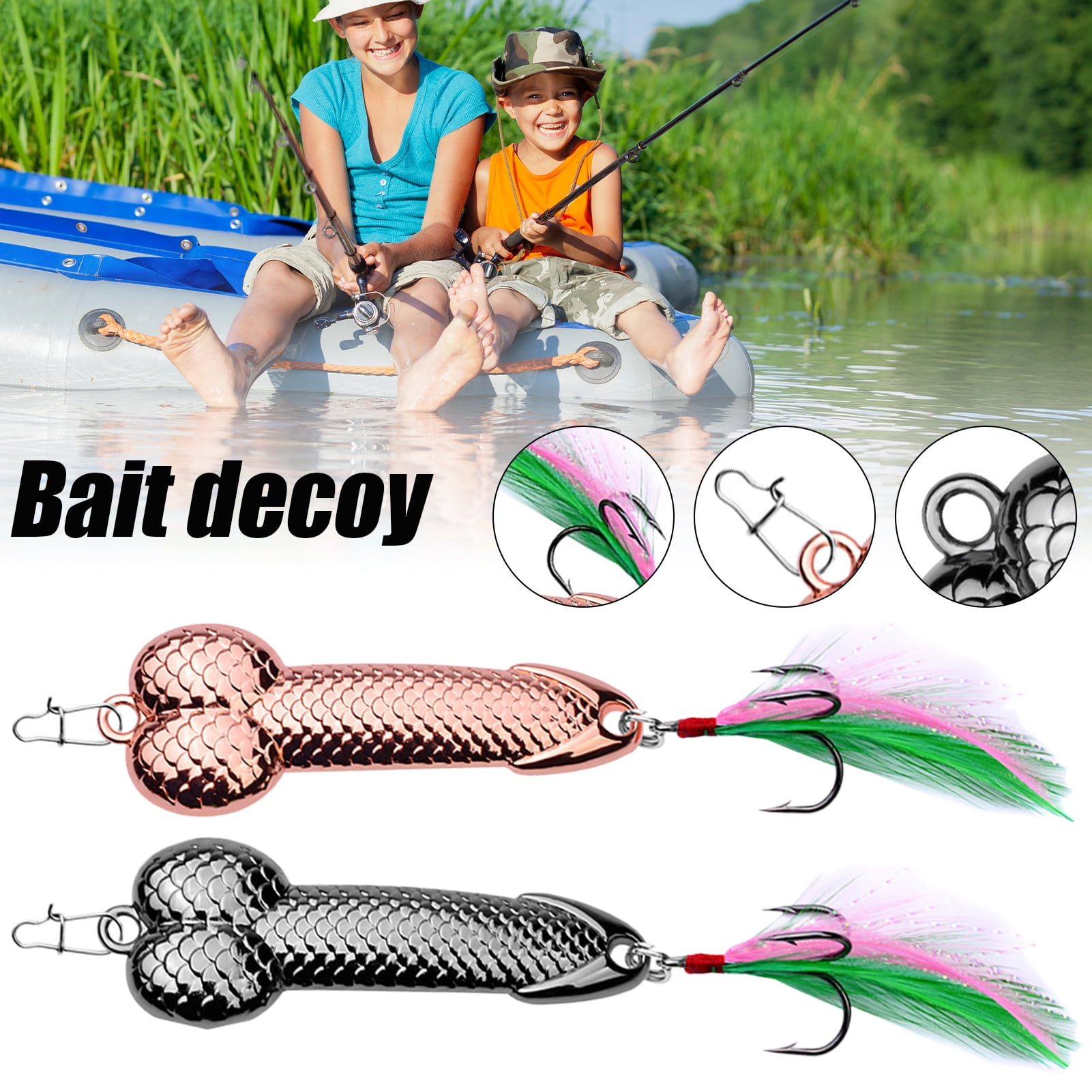 Metal Wobble Fish Lure Simulation Fish Scales Fishing Bait for Outdoor Lake  Sea - Walmart.ca