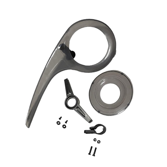 Portable Bike Chain Guard Cover Crank Durable for Outdoor Chain Guard Riding Accessories Grey,Full Set