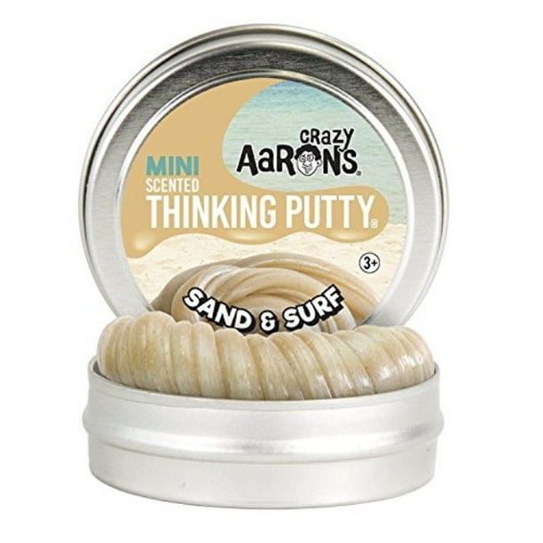 Crazy Aaron's Thinking Putty Sand and Surf Scented Mini Tin - Walmart.com - Walmart.com
