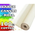 thumbnail image 3 of 62" Wide Unprimed 6 Yds Cotton Canvas Roll, 7oz Fabric Natural Duck Cloth, Artist Quality by WholesaleArtsFrames-com, 3 of 6